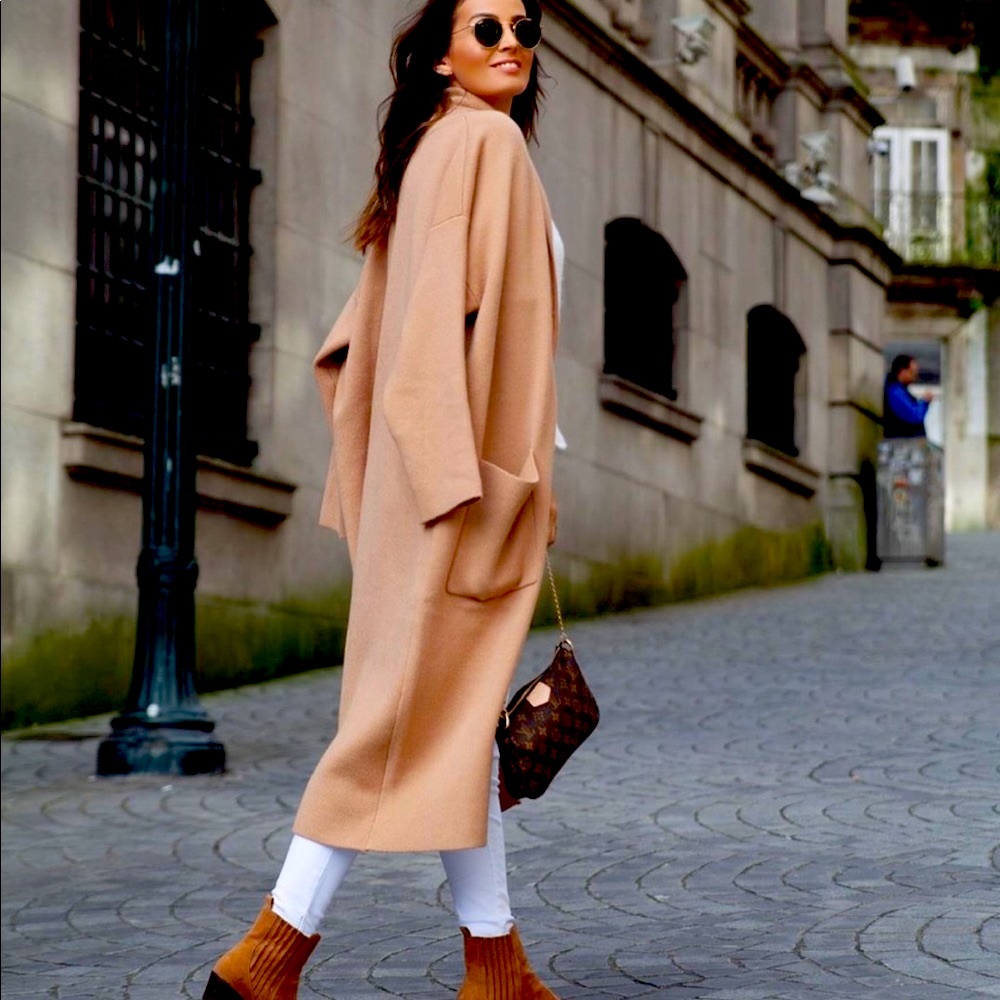 Last☄️Mango Midi coat NWT bloggers favorite - Picture 7 of 16